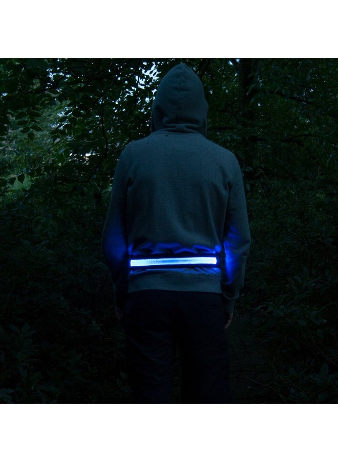Illumiseen - Extension For The Led Reflective Belt 3 Colors (Neon Green, Blue And Red) Adds A Max. Of 19.6” To Your Hiviz Belt (Blue) - Image 1