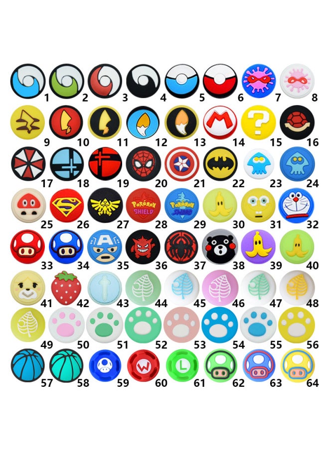 Generic For Nintendo Switch/lite Elf Ball Rocker Cap OLED Mario Rocker Silicone Case-Product Color:S-35  - Image 2