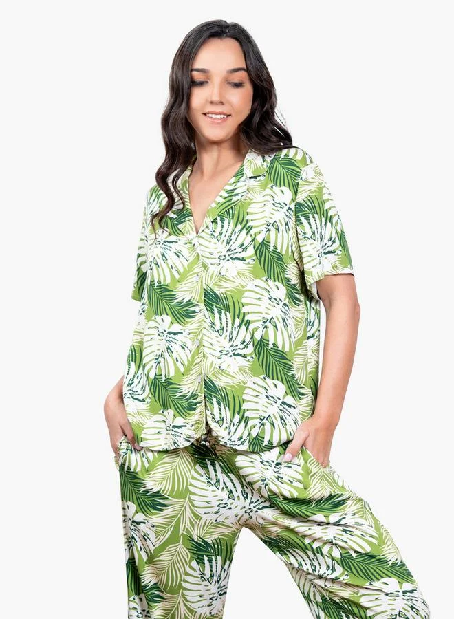 Aadaraya Printed Pyjama Set
