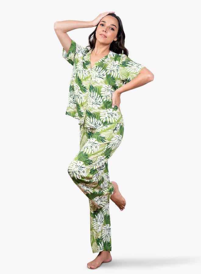 أدريا طقم بيجامة مطبوع - Image 2