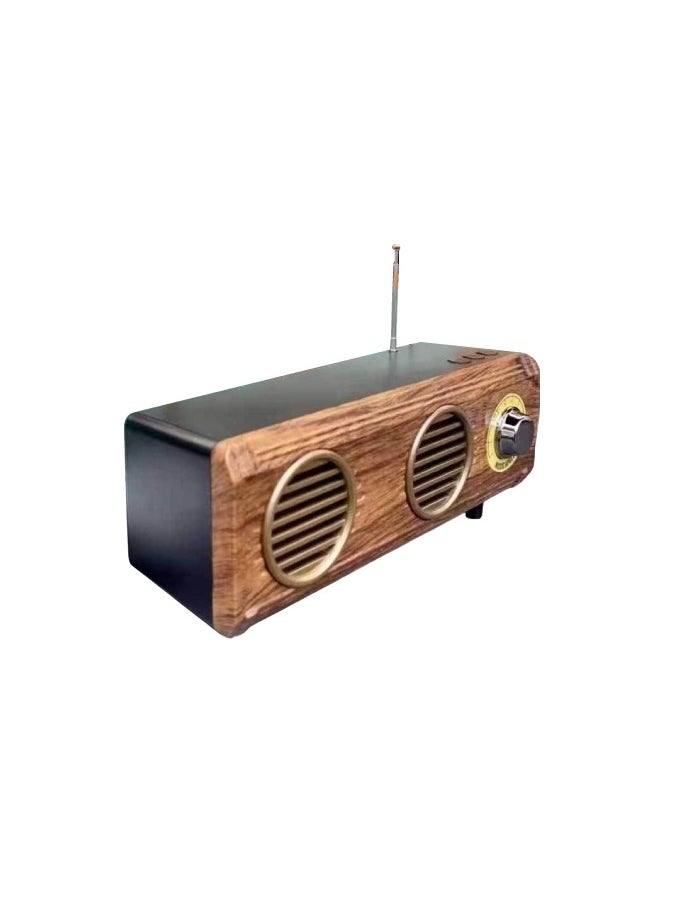 Music Apollo - Multi-function portable radio music player stereo amplifier wood Bluetooth - Image 1