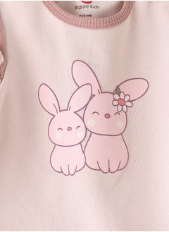 Elegant Kids Long Sleeve T-Shirt and Pyjama Set of Cotton for Girls, Soft and Comfortable Cotton Pajama Set for Kids, Perfect for Everyday Wear  - Image 3