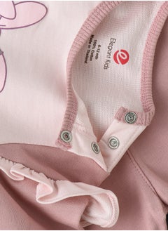 Elegant Kids Long Sleeve T-Shirt and Pyjama Set of Cotton for Girls, Soft and Comfortable Cotton Pajama Set for Kids, Perfect for Everyday Wear  - Image 4