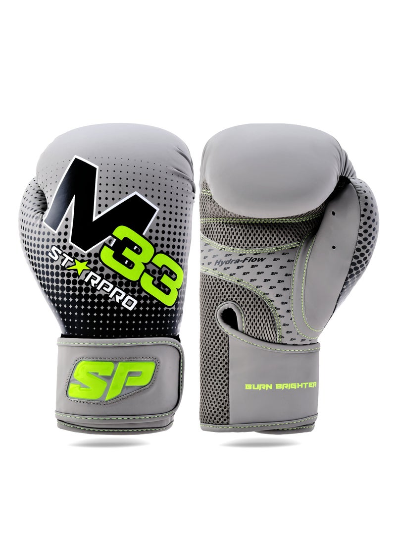 Starpro - M33 Boxing Gloves - 8oz 10oz 12oz 14oz 16oz - Boxing Gloves for Training Sparring - Men and Women - One Piece Padding - Wrist Protection - Breathable - Image 1