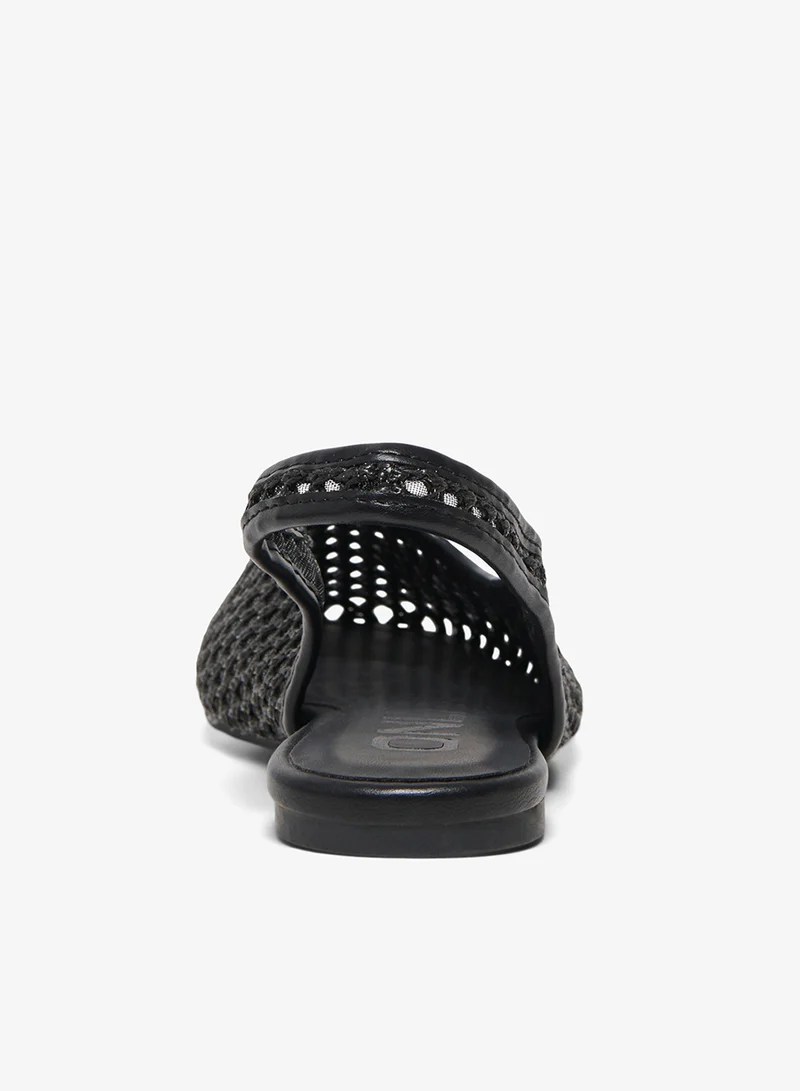 Only Black Akira Slingback Ballerinas for Women | Best Price UAE