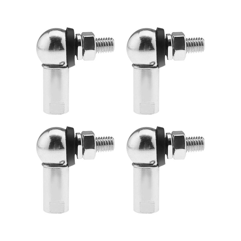 Micro Traders 4Pcs Angle Linkage Ball Joint Kit, with Spring Clip Dust Seal CS DIN 71802 Gear Linkage Replacements M10 (RH) - Image 1