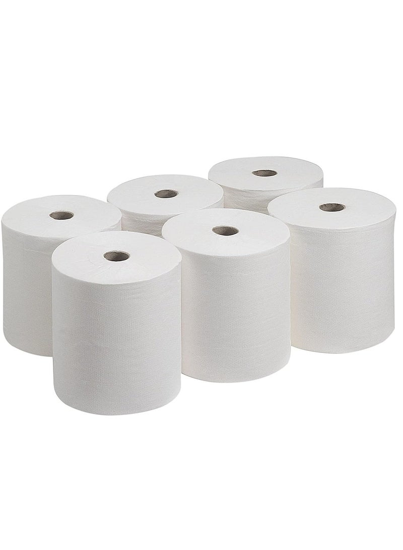 Joud House Hold Tissue 200 Meter Maxi Rolls Pack Of 6 White - Image 2