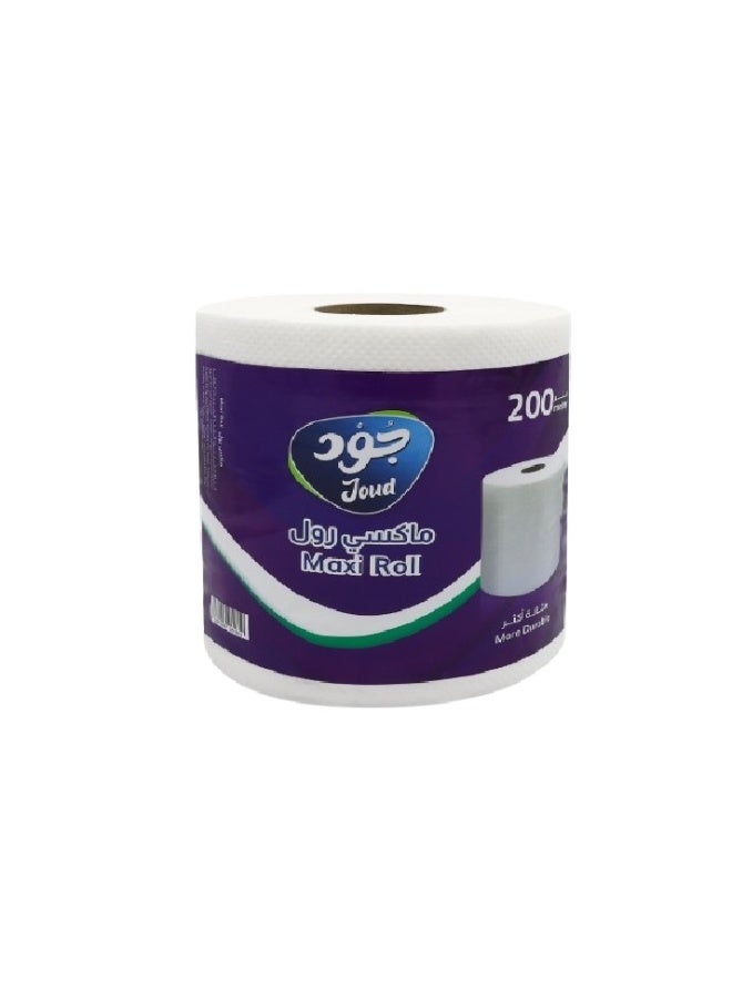 Joud House Hold Tissue 200 Meter Maxi Rolls Pack Of 6 White - Image 3