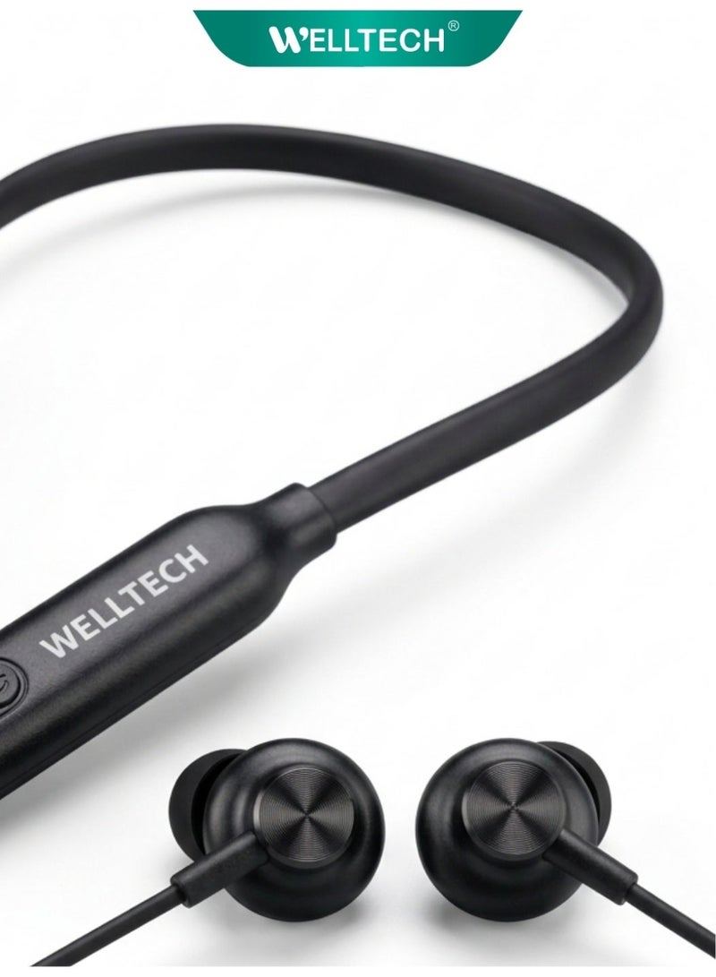 WELLTECH True Wireless Stereo Earbuds Bluetooth 5.3 Deep Bass Touch Control Noise Reduction Mini Earbuds with Charging Case for iPhone Android – WELLTECH NANO80 - Image 5