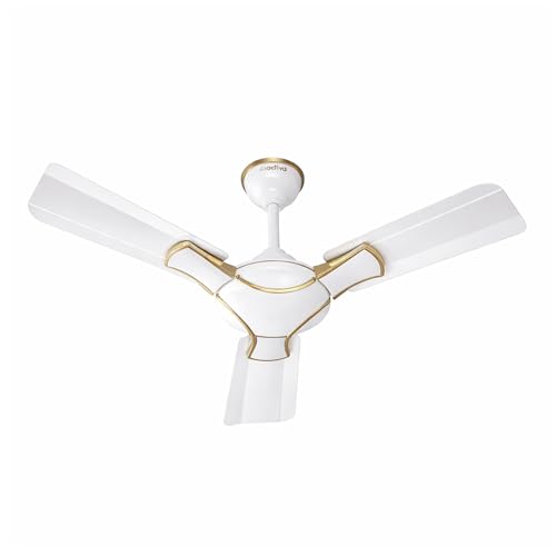 ACTIVA Corolla Pearl Ivory 650 RPM High Speed (36 Inch) 900 MM Sweep Anti Dust Coating Ceiling Fan with 2 Years Warranty - Image 1
