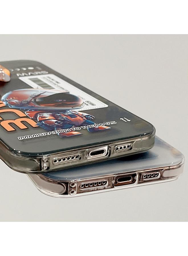 زبون جراب لهاتف iPhone 13 Pro Max بنمط رائد فضاء - Image 5