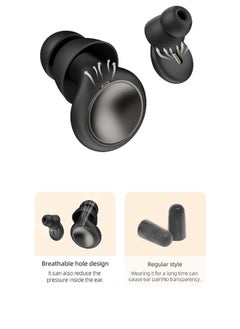 Chabeia 28dB Noise Reduction Earplugs – Reusable Silicone Sleep Ear Plugs, Soft & Comfortable for Side Sleepers, Eco-Friendly Design  - Image 4