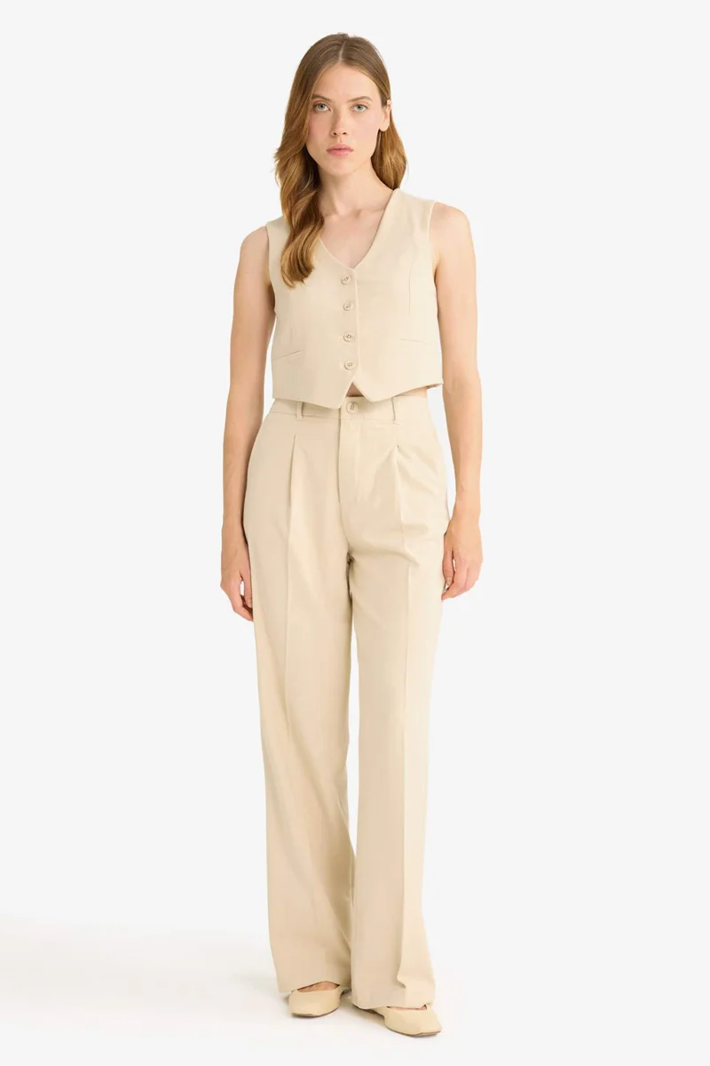 ديفاكتو V-Neck Classic Blazer Vest