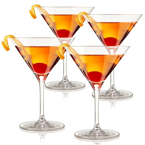 Spiegelau Spiegelau Perfect Serve Cocktail Glasses Set of 4  EuropeanMade Crystal Dishwasher Safe Professional Quality Cocktail Glass Gift Set  58 oz 
