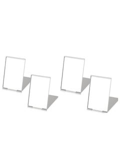 Oasisgalore 4PCS Small Makeup Folding Mirror Portable Travel Mirror Stand up Mirror for Women Girls  - Image 1