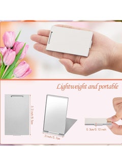 Oasisgalore 4PCS Small Makeup Folding Mirror Portable Travel Mirror Stand up Mirror for Women Girls  - Image 2