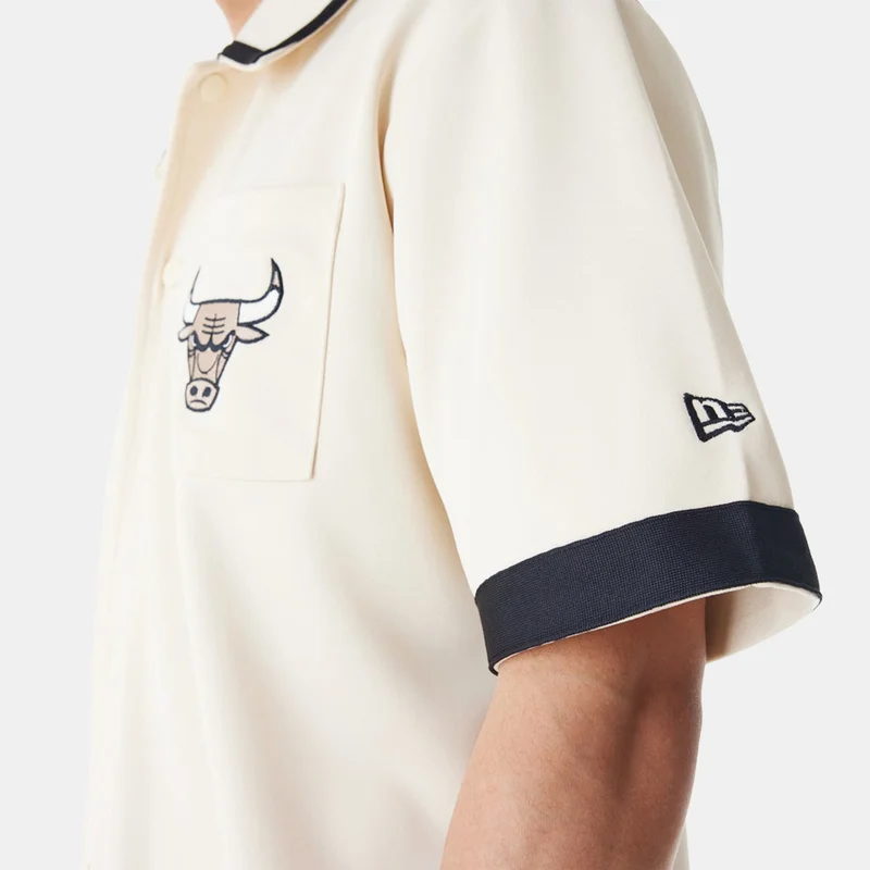 NEW ERA Beige Men's NBA Chicago Bulls Shirt for Men | Best Price UAE