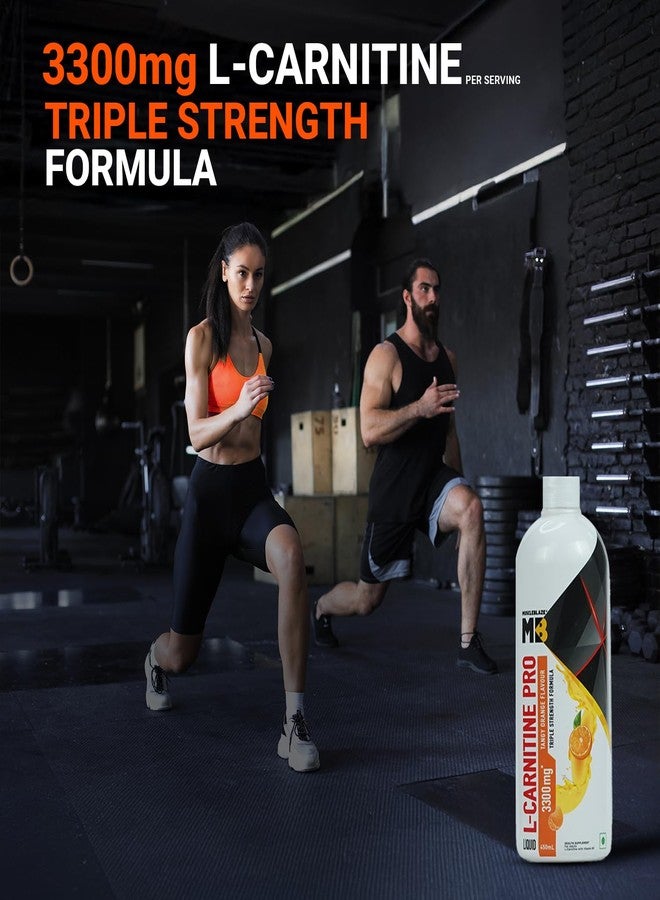 MuscleBlaze Liquid L-Carnitine PRO (Tangy Orange, 450ml) | 3300mg L- Carnitine |Triple Strength Formula - Image 5