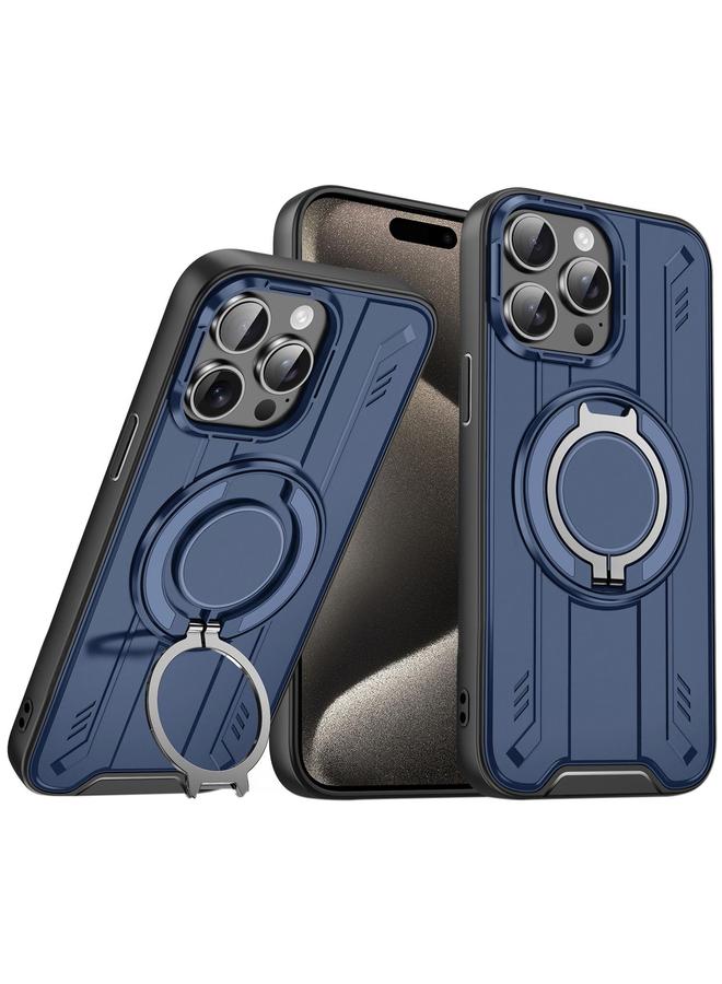 اس-توب جراب لهاتف iPhone 15 Pro مزود بحلقة دوارة وحامل مغناطيسي MagSafe - Image 1