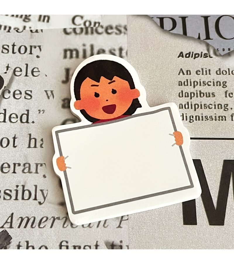 30 قطعة من الملاحظات اللاصقة اليابانية الصغيرة، 6 تصاميم، لاصقة قوية للاستخدام المكتبي والمدرسي، النمط 4 - Image 5