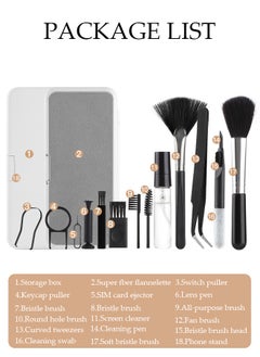 DUNISO Laptop Phone Screen Cleaner Kit, Computer Keyboard Brush Cleaning Spray for iPhone AirPods MacBook iPad, 14-in-1 Electronic Device Clean Tool for Camera PC Monitor Earbud TV Tablet Car Screens  - Image 2