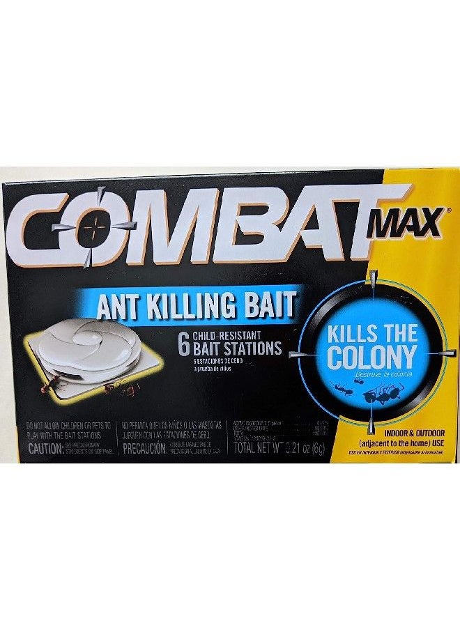 Combat - Combat Max Ant Killing Bait Stations, Indoor & Outdoor Use Pack of 6 - Image 1