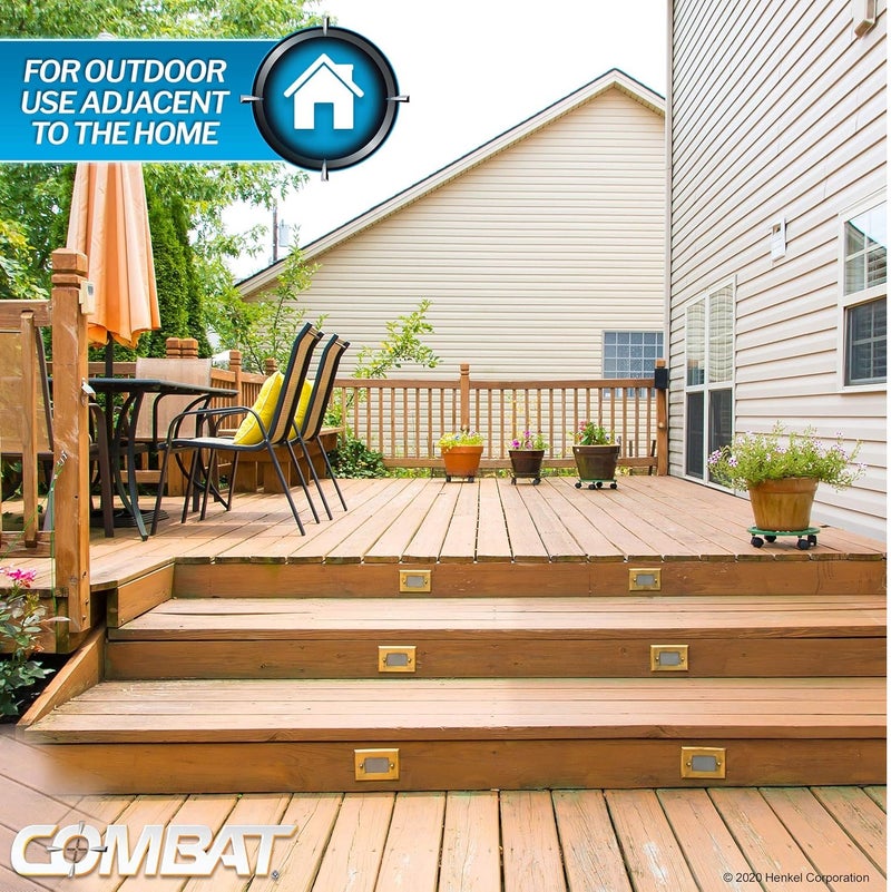 كومبات ماكس طُعم مكافحة النمل 6 محطات، قاتل نمل سريع المفعول يقضي على المستعمرة بالكامل، تصميم آمن للأطفال، مناسب للاستخدام الداخلي والخارجي للمنازل والمطابخ - Image 4