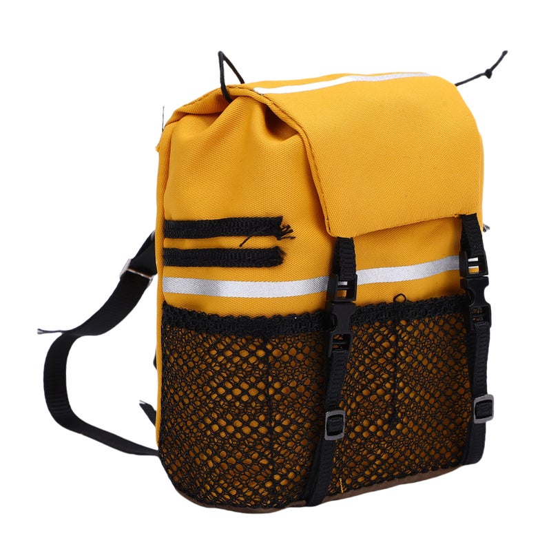 RC Simulation Backpack Fit for SCX10 1/8 1/10 RC Crawler Car Oxford Cloth RC Simulation Luggage Bag Decoration Yellow - Image 3