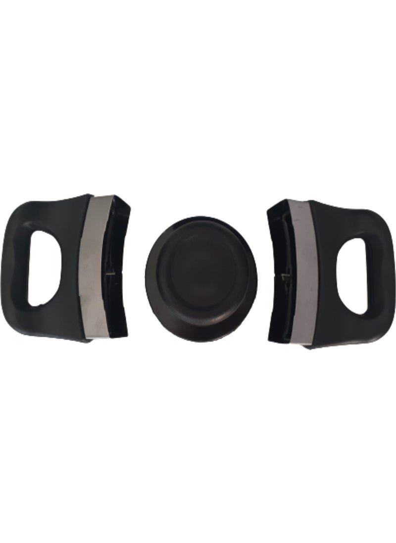 Peksohome Pot Handle Set Compatible with All Pots Black 