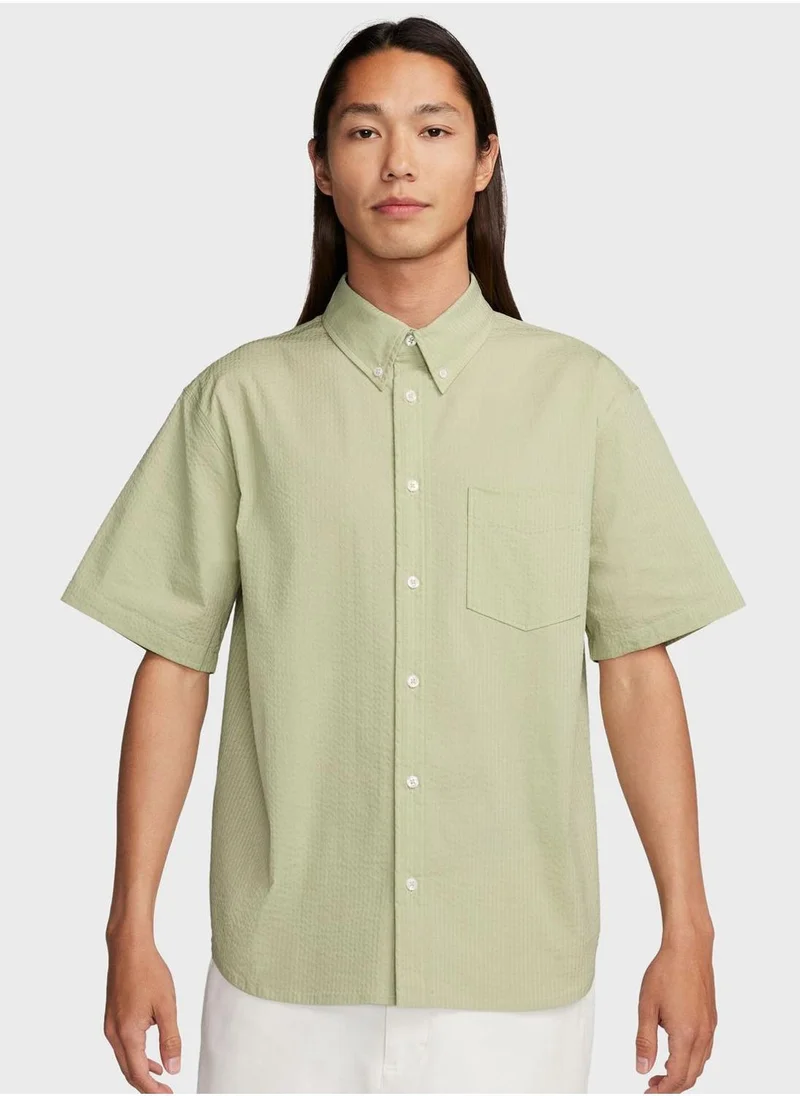 نايكي Seersukr Button Down Shirt