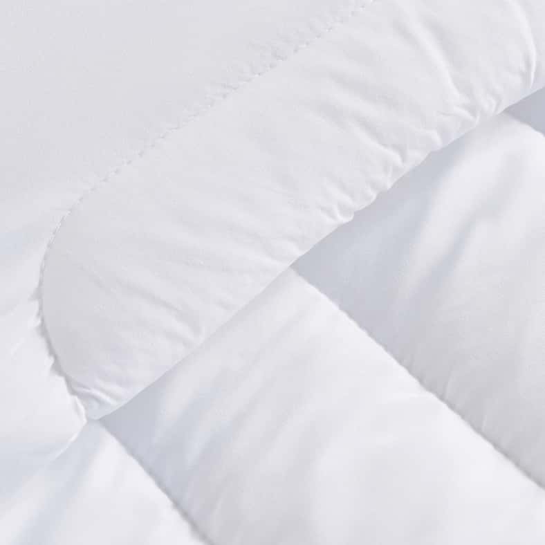 Pan Home Room Essential 4.5 Tog Warm Single Duvet 135x200cm-White - Image 3