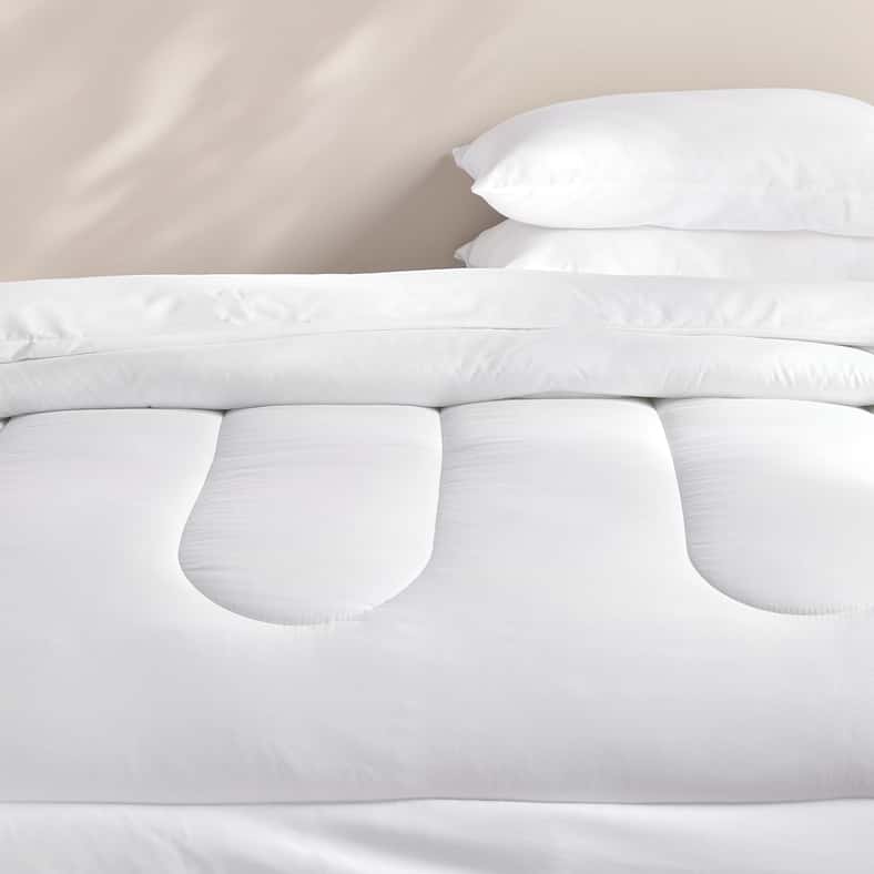 Pan Home Room Essential 4.5 Tog Warm Single Duvet 135x200cm-White - Image 5