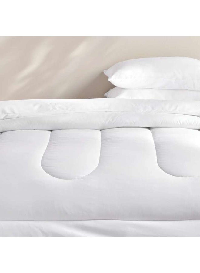 Pan Home Room Essential 4.5 Tog Warm Single Duvet 135x200cm-White - Image 2