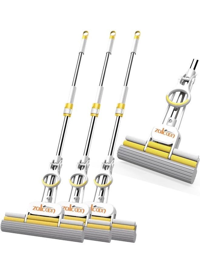 Zalcoon PVA Quadruple Rollers Sponge Mop 33cm  - Image 1