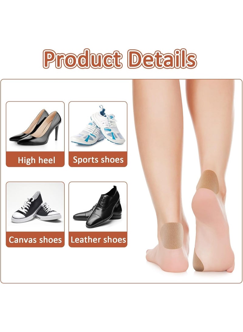 SUNSAR 20 Pieces Moleskin Adhesive Pads, Blister Prevention Tape Moleskin Padding Patch Reduce Friction for Feet Toes Heel Shoes Boots Hiking  - Image 3