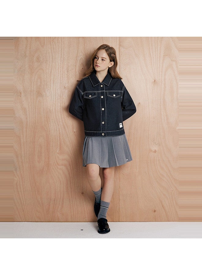 DEESHA Girls' 25 Autumn New Arrival Casual Jacket For Big Kids - Image 3