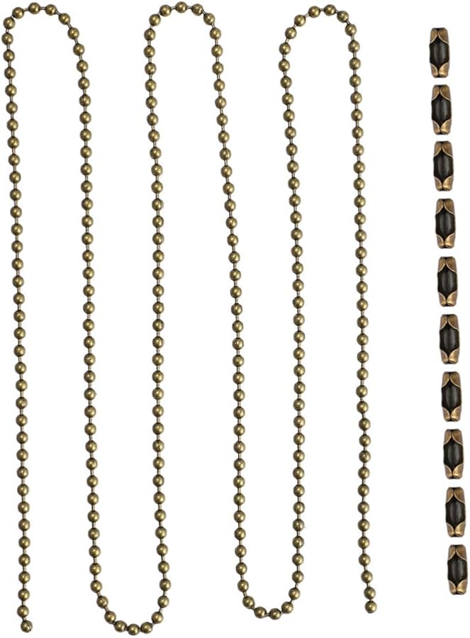 قطعتان 100 سم سلسلة سحب مروحة سقف مع مشابك توصيل سهلة التركيب للاستبدال - Image 1