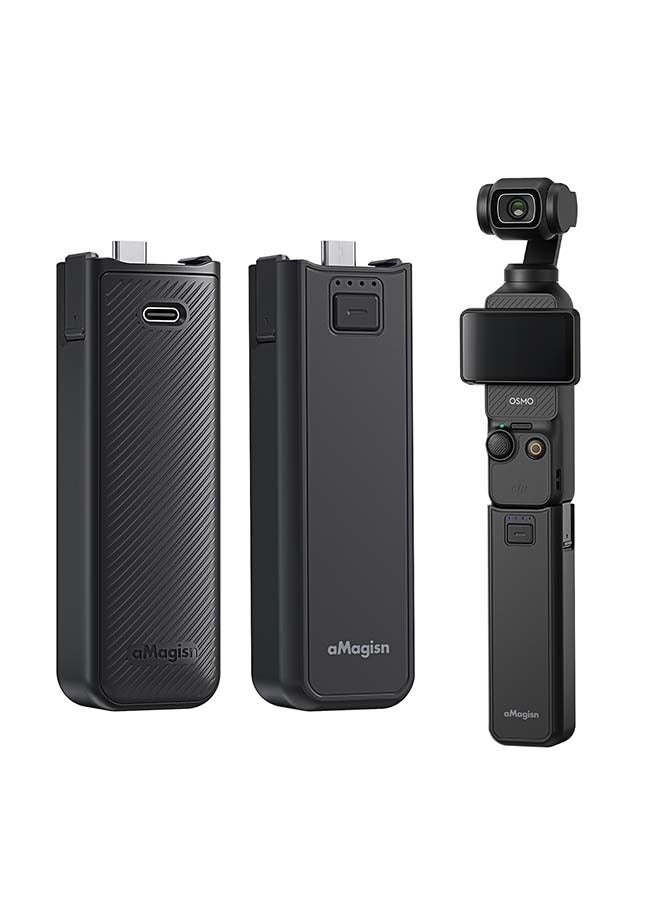 aMagisn بانك طاقة متميز aMagisn لجهاز DJI Osmo Pocket 3 - ملحق أساسي لكاميرات DJI الأكشن - Image 1
