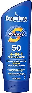 Coppertone Sport Sunscreen Lotion SPF 50 8oz - Image 1
