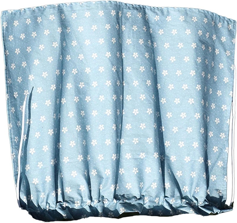 Car Curtain Suction Cup Sun Shade Cartoon Sun Insu Car Curtain Suction Cup Shade Cartoon Insulation Side Window for Vehicle, Ideal Fo S (Blue Small Flowers) - Image 2