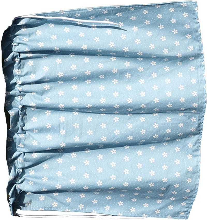 Car Curtain Suction Cup Sun Shade Cartoon Sun Insu Car Curtain Suction Cup Shade Cartoon Insulation Side Window for Vehicle, Ideal Fo S (Blue Small Flowers) - Image 4