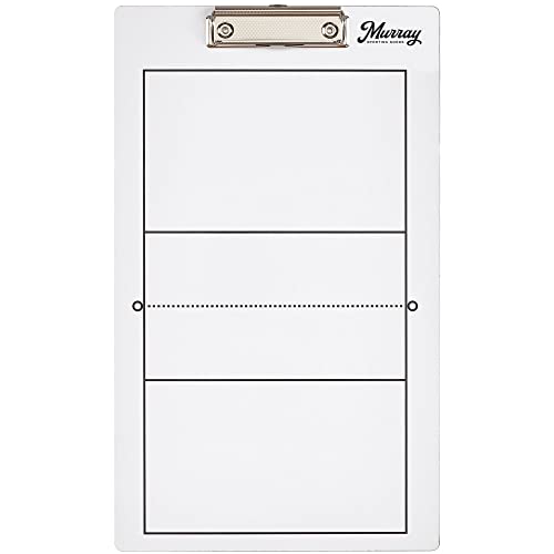 Murray Sporting Goods Dry Erase Coaches Clipboard | Double-Sided Dry Erase White Board (Volleyball) - Image 3