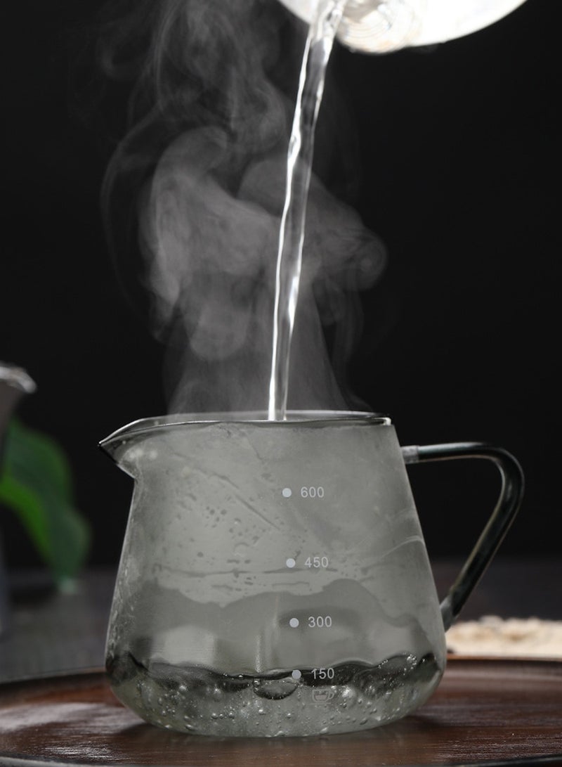 EqiEch V60 Coffee Server Heat Resistant Glass Coffee Maker Pour Over Coffee Tea Server Kettle Barista Server 600ml - Image 3