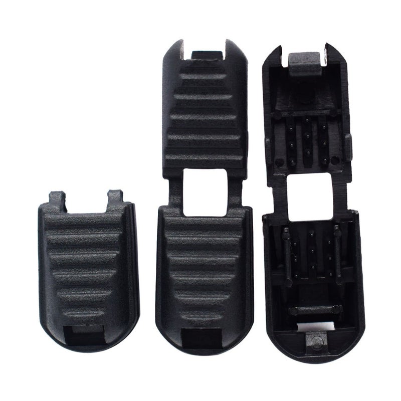 KEEJEA 25 Pack Zipper Pull Cord Lock Cord Ends Black Buckle for Paracord Cord ShoesMolle Backpack  - Image 2