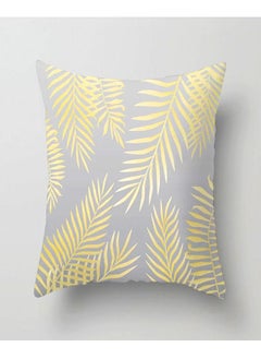 fashionhome Cushion Covers Decor Throw Pillow Cover Gold Leaves Printed Decorative Pillow Cushion Cover for Bedroom Sofa Car Home Decor  - Image 3