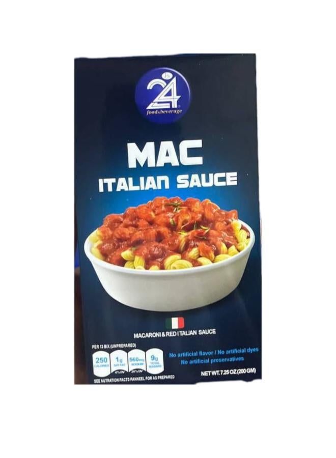 سعر ومواصفات 24 Mac Pasta with Italian Sauce - 200 Gram (Z86D49630A0AC0DA25C95Z) على Noon EG