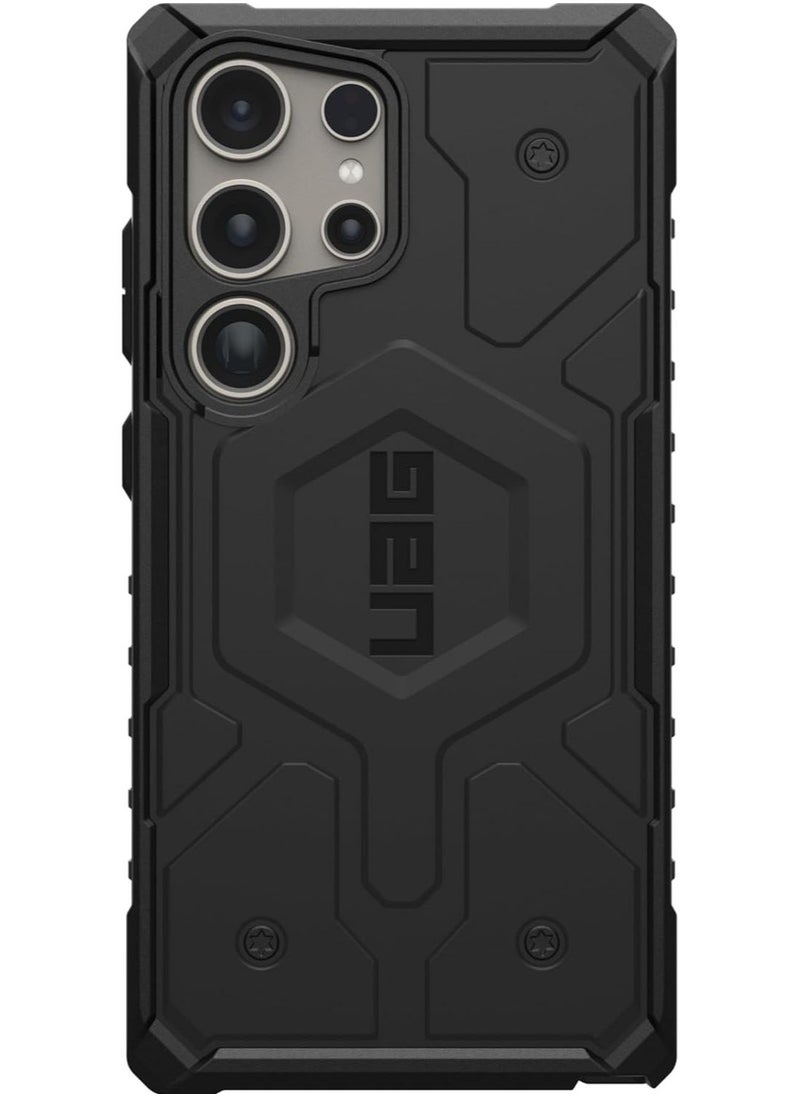 Urban Armor Gear - UAG Pathfinder for Samsung Galaxy S24 ULTRA Case Cover [18 Feet Drop Tested] - Black - Image 1