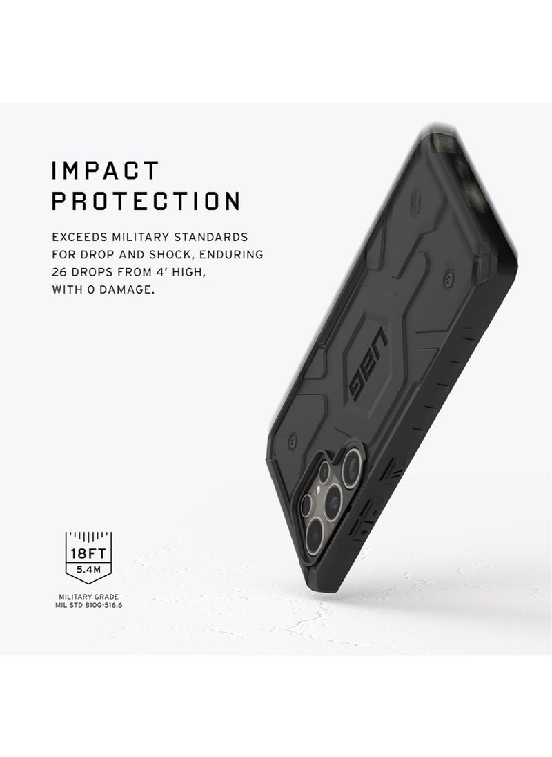 Urban Armor Gear - UAG Pathfinder for Samsung Galaxy S24 ULTRA Case Cover [18 Feet Drop Tested] - Black - Image 1
