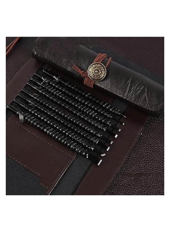 PROMASS Carving Tool Set of 8, Wood Carving Tools Kit, Wood Carving Knife Set, Stone Seal Engraving Kit, Tungsten Steel Carving Chisels for DIY Art Craft Clay Carpentry  - Image 1