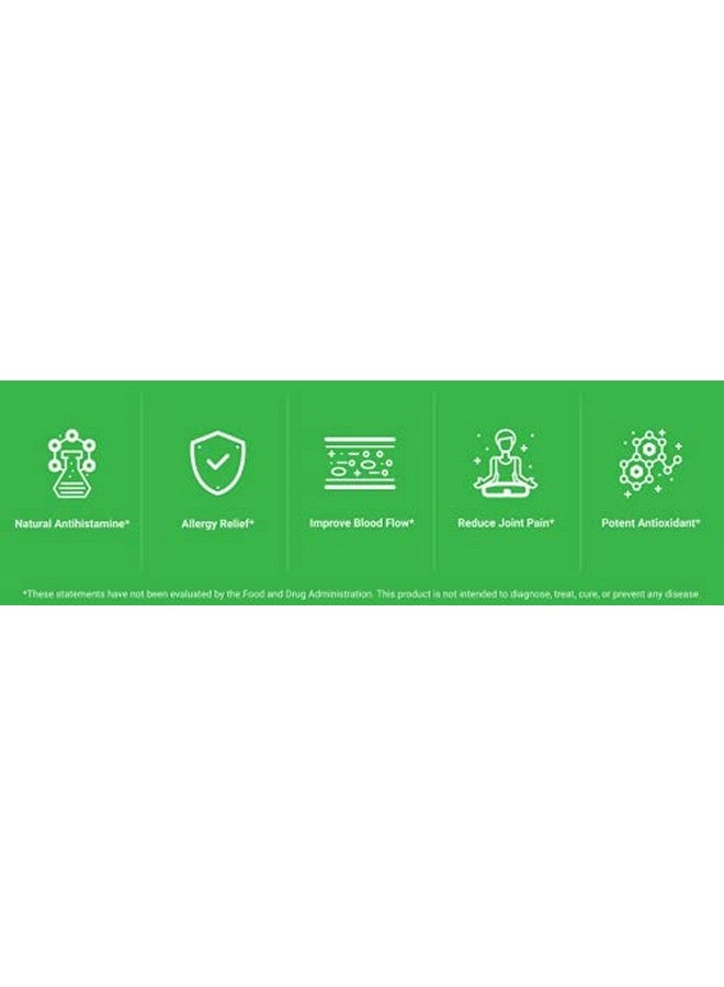 Sundhed Natural Pure Quercetin with Bromelain and Bioperine - Antioxidant Support, Extra Strong Formula with 1000mg, 1-Month Supply - Image 3